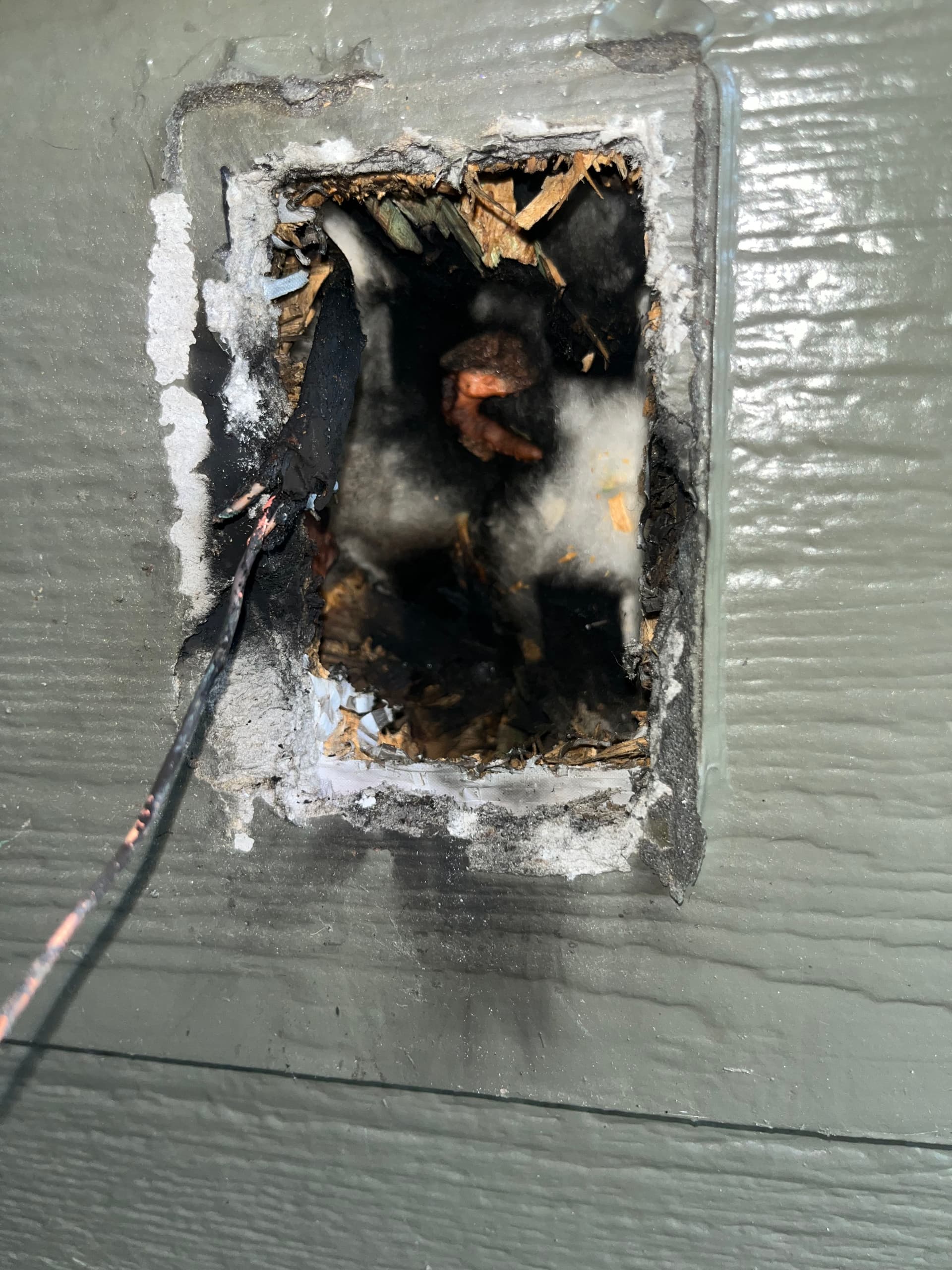 Gallery photos for Lightning Strike Destroyed This Outdoor GFCI Outlet - Here's What We Found: Image #4