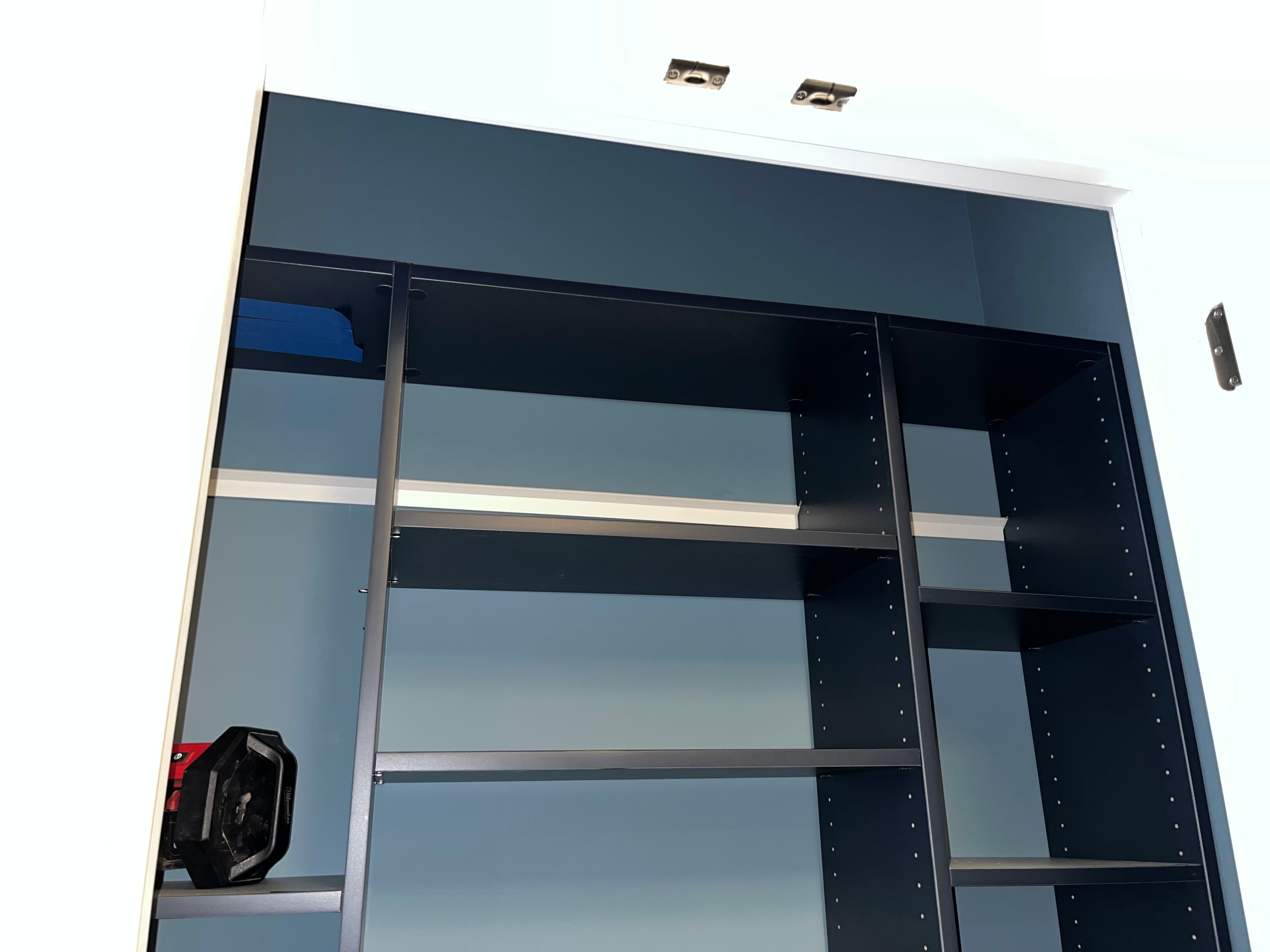 Project Puck Lights Added to a Custom Closet Built-In image