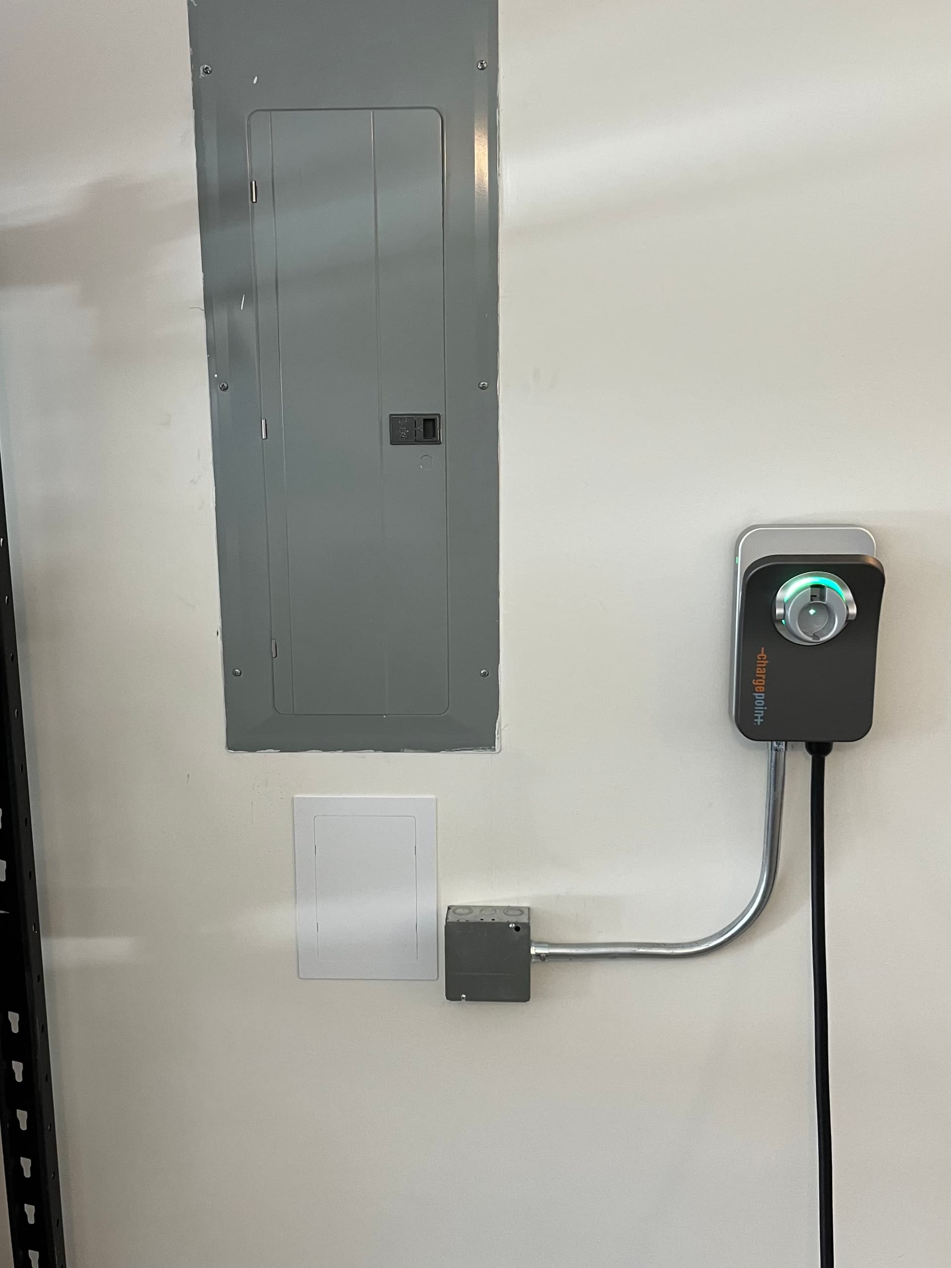 Level 2 EV Charger Install Right Next to the Panel