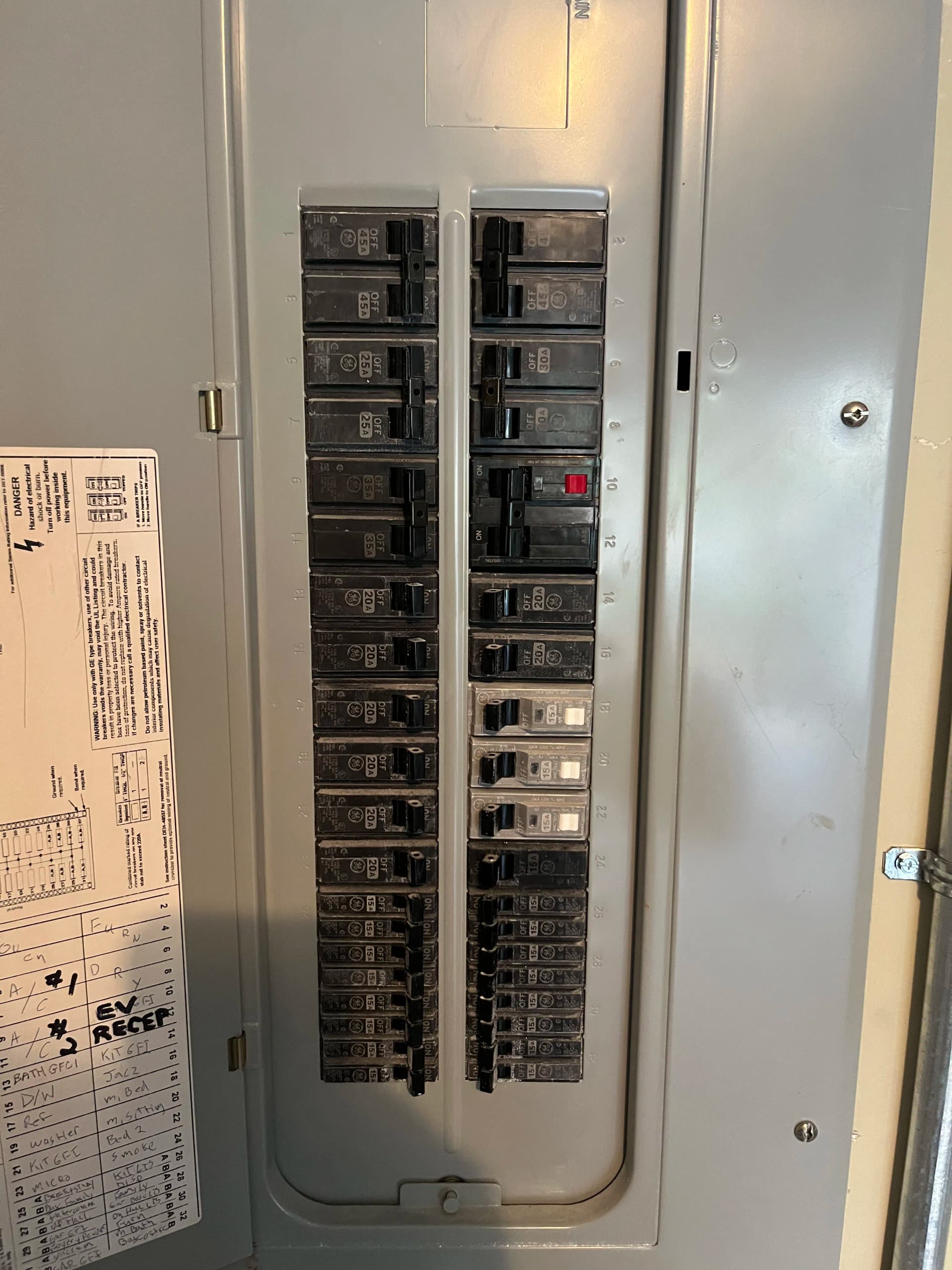 Gallery photos for 50 Amp Dedicated Circuit and EV Charger Install in a Home Garage: Image #5