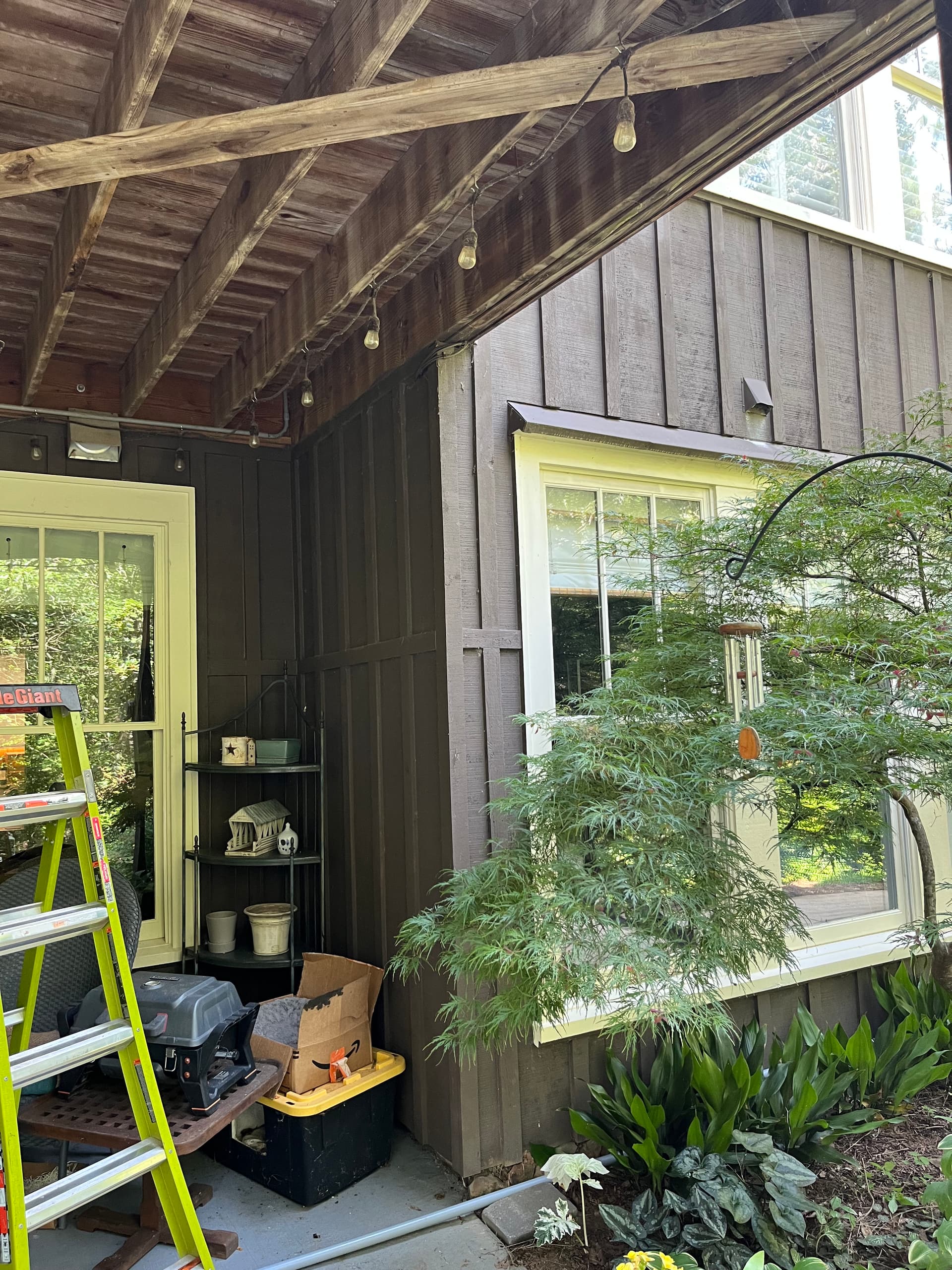 Gallery photos for Outdoor Subpanel and Dedicated Circuit Setup Under a Covered Deck: Image #1