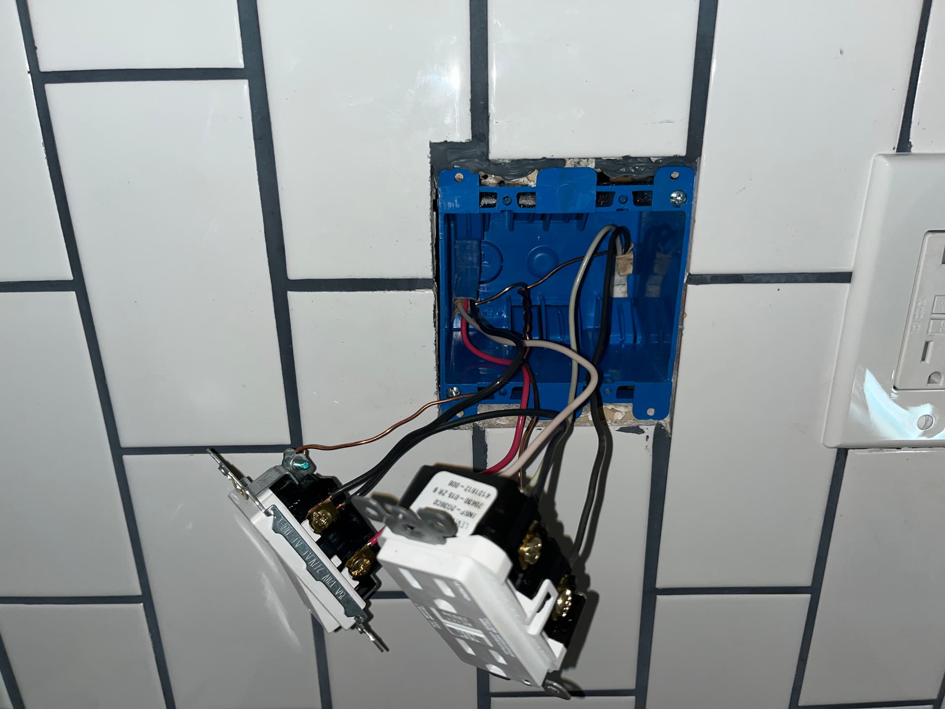 Gallery photos for Kitchen Outlet Swap Uncovered Hidden Junction Boxes in the Wall: Image #8