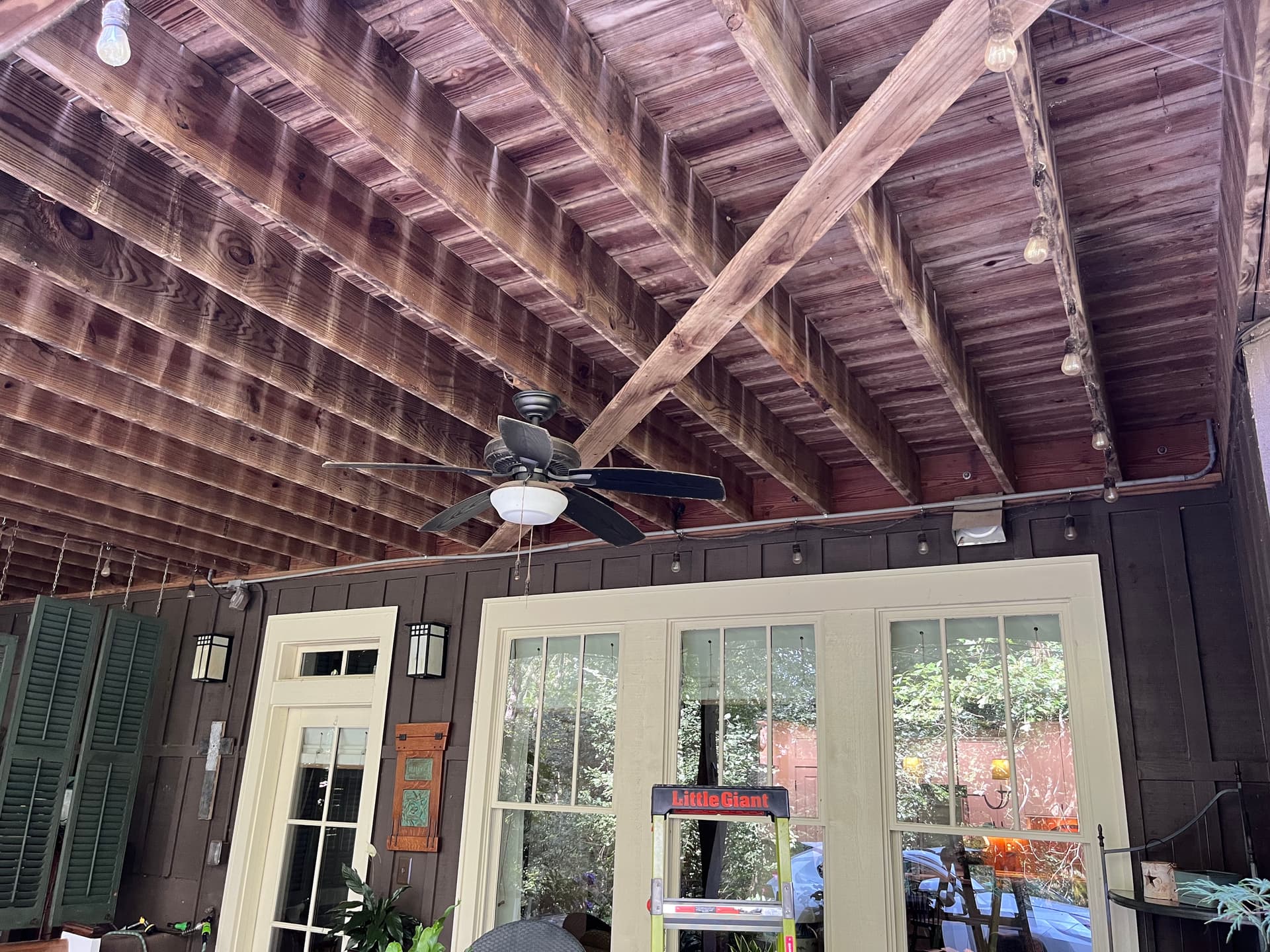 Gallery photos for Outdoor Subpanel and Dedicated Circuit Setup Under a Covered Deck: Image #3