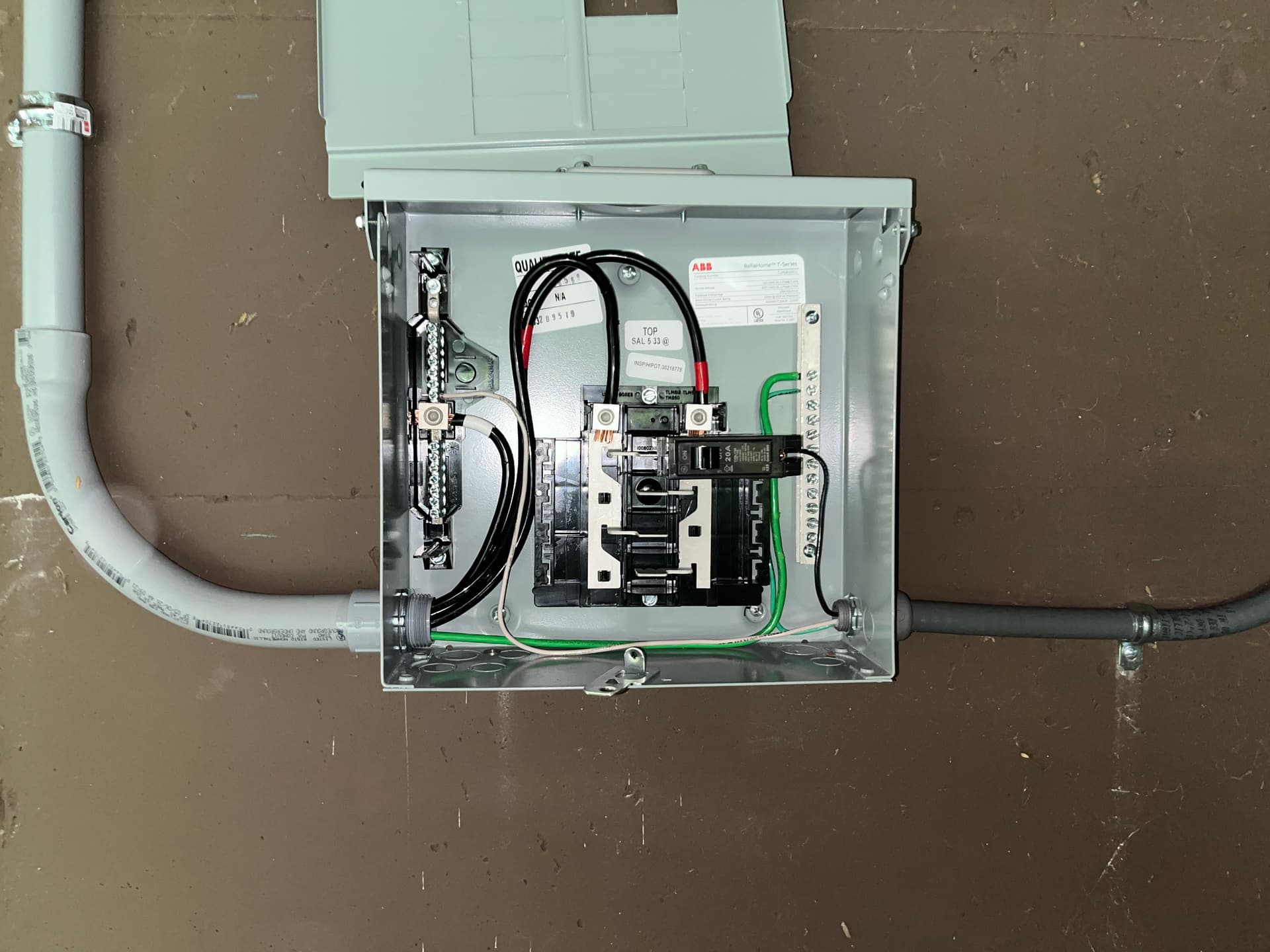 Gallery photos for Outdoor Subpanel and Dedicated Circuit Setup Under a Covered Deck: Image #7