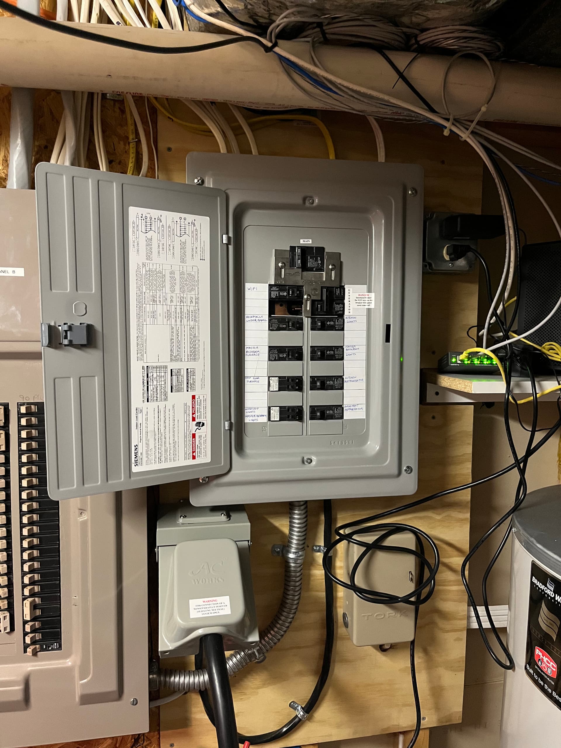 Gallery photos for New Panel, Interlock Kit, and Backup Power Setup Done Right: Image #6