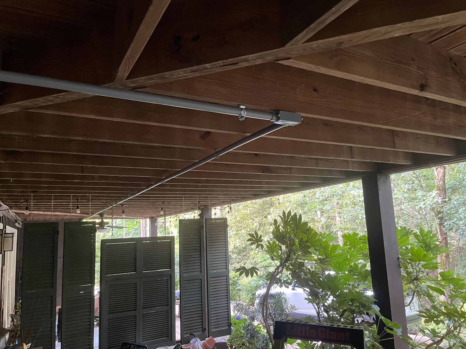 Gallery photos for Outdoor Subpanel and Dedicated Circuit Setup Under a Covered Deck: Image #6