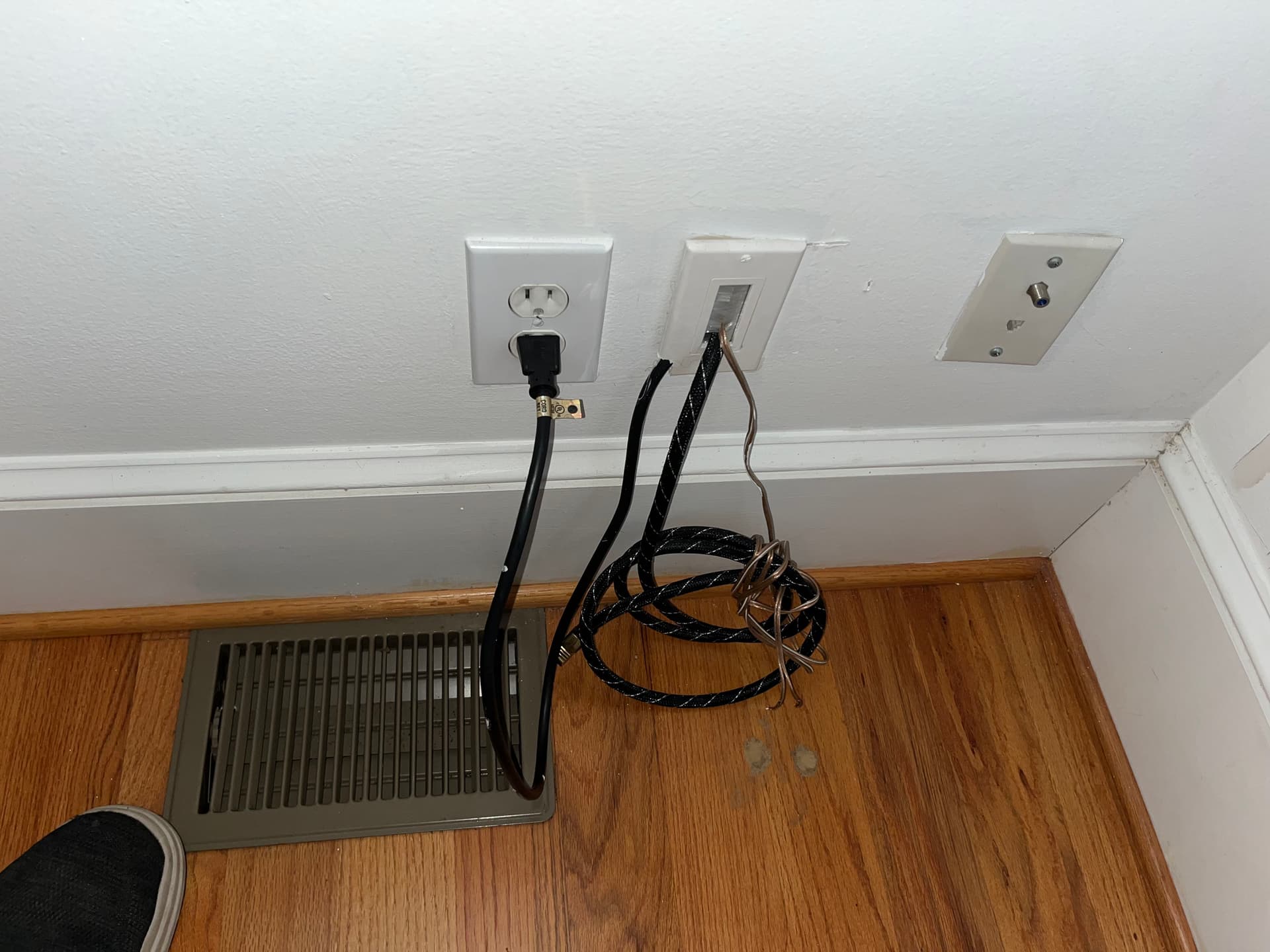 Gallery photos for TV Over the Fireplace Done Right - Fixing an Unsafe Electrical Setup: Image #2