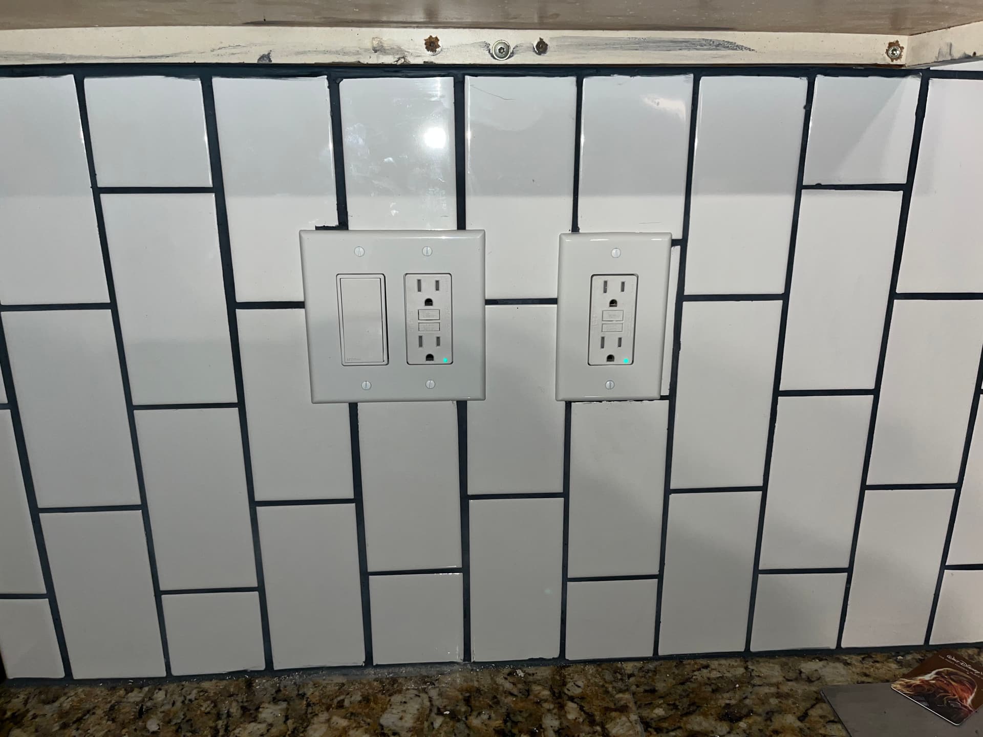 Gallery photos for Kitchen Outlet Swap Uncovered Hidden Junction Boxes in the Wall: Image #9