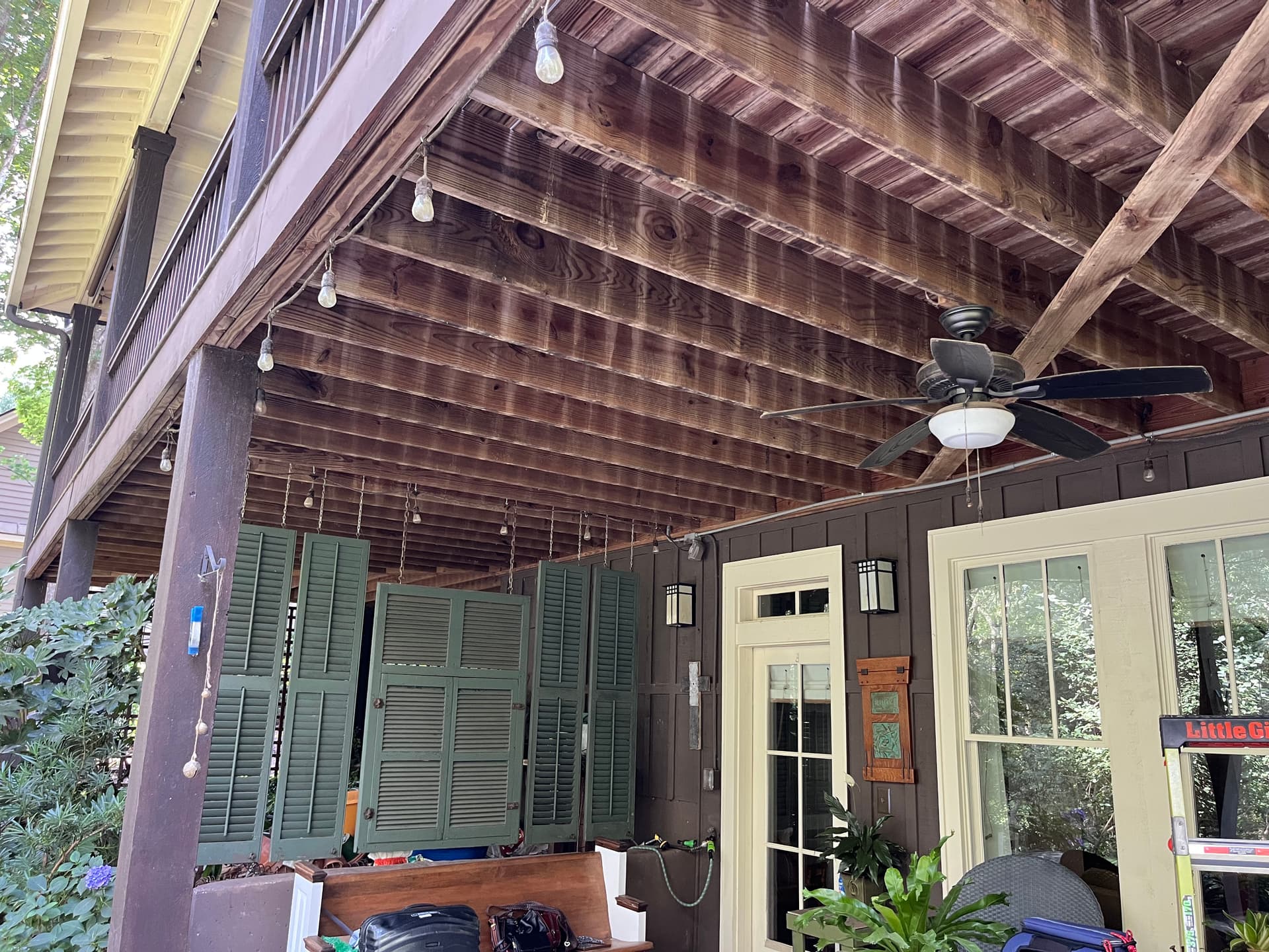 Gallery photos for Outdoor Subpanel and Dedicated Circuit Setup Under a Covered Deck: Image #2