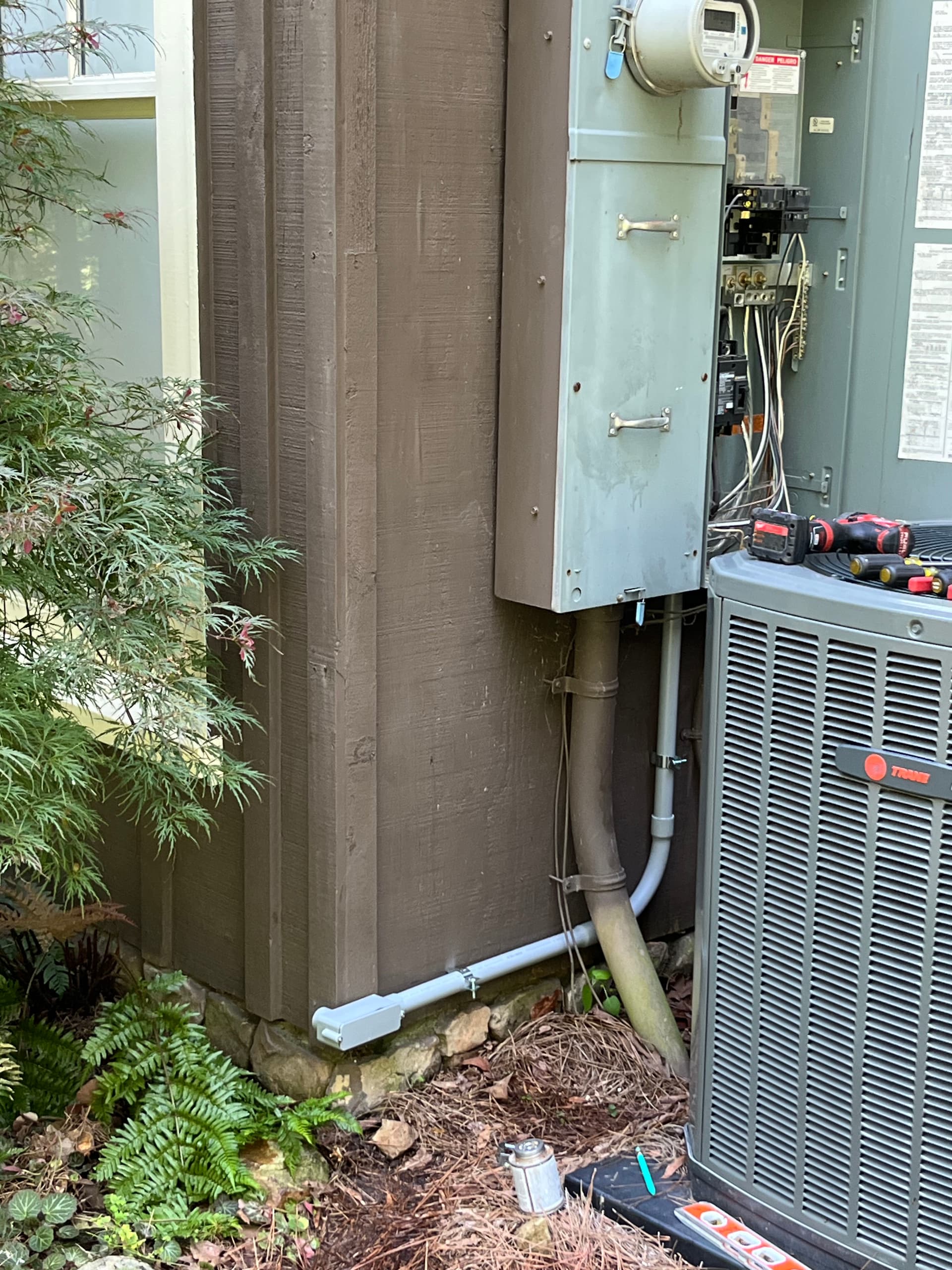 Gallery photos for Outdoor Subpanel and Dedicated Circuit Setup Under a Covered Deck: Image #4