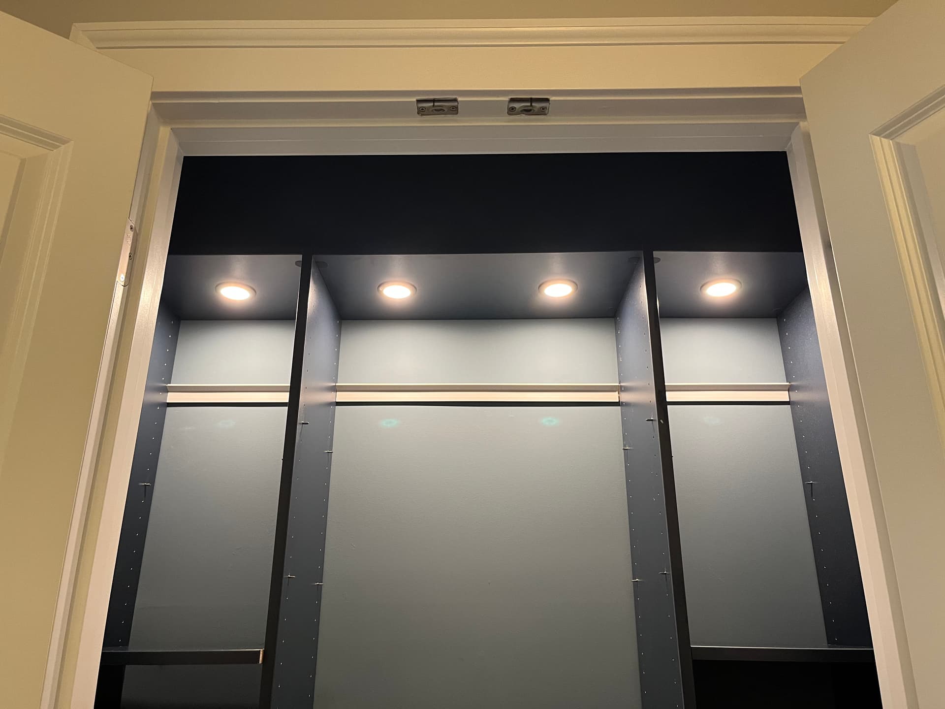 Gallery photos for Puck Lights Added to a Custom Closet Built-In: Image #5