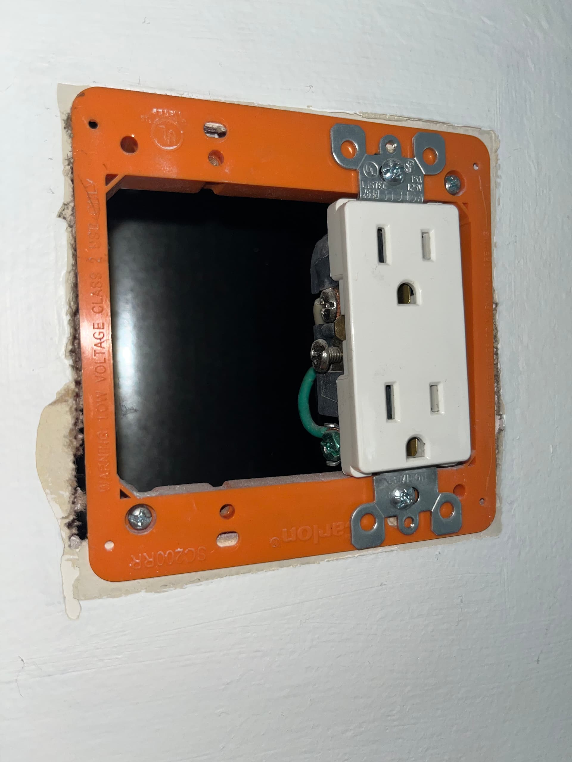 Gallery photos for TV Over the Fireplace Done Right - Fixing an Unsafe Electrical Setup: Image #1