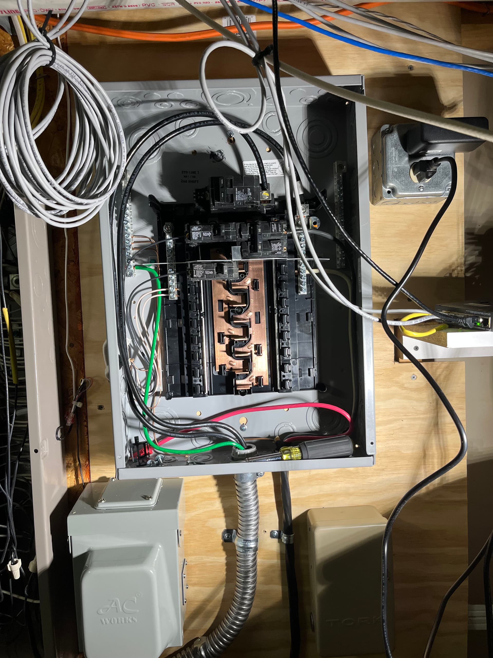 Gallery photos for New Panel, Interlock Kit, and Backup Power Setup Done Right: Image #3